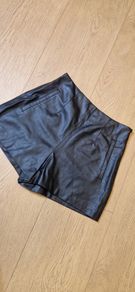 Zara Faux Leather Shorts - M