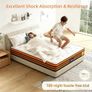 3FT Single Mattress,10Inch Memory Foam Hybrid Mattresses Breathable Soft Fabric 9 Zone Image 2