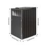 Metal Wheelie Bin Shelter Shed Storage NEW Image 3