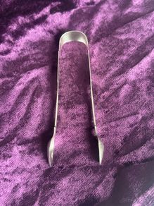 Irish Silver Sugar Tongs