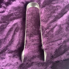 Irish Silver Sugar Tongs