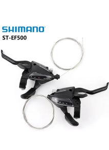 GENUINE Shimano MTB Bike Brake / Shifter Levers Combo Set - Shimano ST-EF500 3x7 Speed