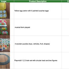 Selection of children's toys and puzzles