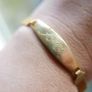 Vintage Gold Tone ANNA Bracelet 17cm Image 5