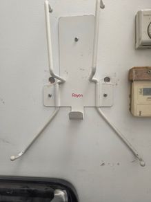 Iron  and ironing board Holder
