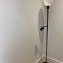 Navy Single bed frame and mattress + IKEA stand lamp Image 3