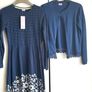 Girls Dress & Cardigan Set 11-13Y | New | Blue Floral Image 5