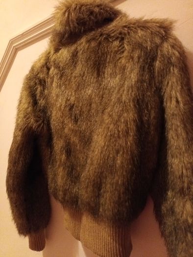 Fake faux  jacket size S