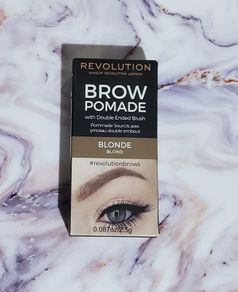 Revolution Brow Pomade With Double Ended Brush - Blonde - New - Sealed