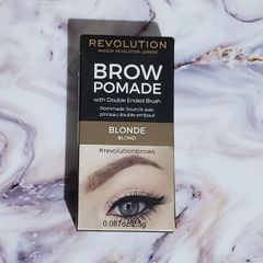 Revolution Brow Pomade With Double Ended Brush - Blonde - New - Sealed