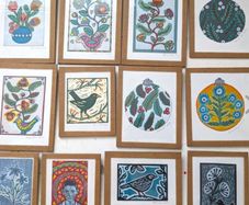 Mini framed handmade paintings