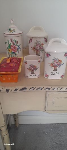 5 Piece French Kitchen Storage Set