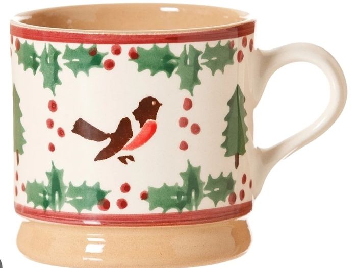Wanted  Nicholas Mosse Christmas Robin Mug