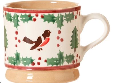 Wanted  Nicholas Mosse Christmas Robin Mug
