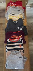 Bundle of boys 7 long sleeved T-shirts T-shirts tops age 4-5
