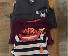Bundle of boys 7 long sleeved T-shirts T-shirts tops age 4-5