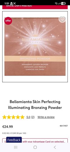 Bellmianta Bronzing Powder