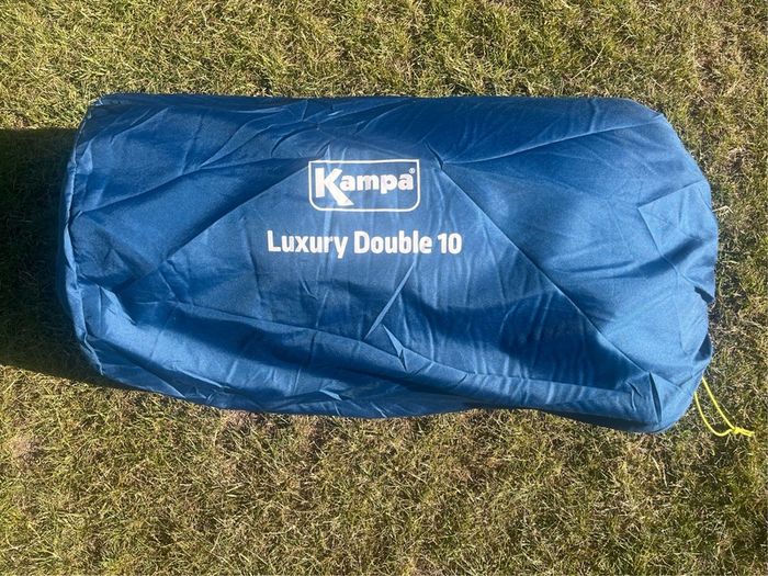 Camping double self inflating bed