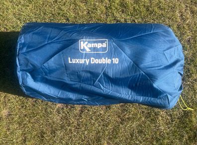 Camping double self inflating bed