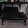 Adjustable Wooden Laptop & Breakfast Table. Foldable Bed Tray Image 4