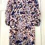 Carolyn Donnelly The Edit - Abstract Animal Print Shift Dress - Size 10- Satin Feel Image 2