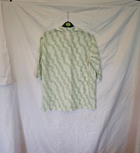 Reebok Green Wave Print Shirt