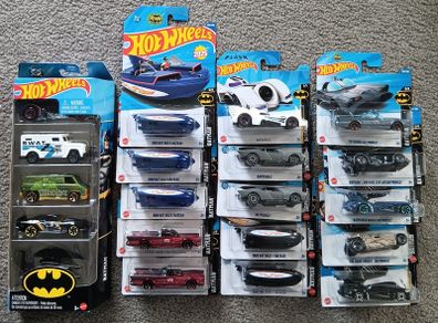 Hotwheels batman cars