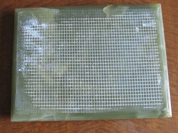 Unique Rare Brazilian Dark Green Onyx Plinth / Base