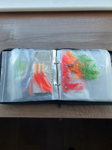 Loaded Abu Garcia Lure Wallet / Tackle Bag (With Lures, Jigs & Feathers)