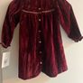 dress crinkled velvet burgundy Mamas&Papas 18-24m new Image 8