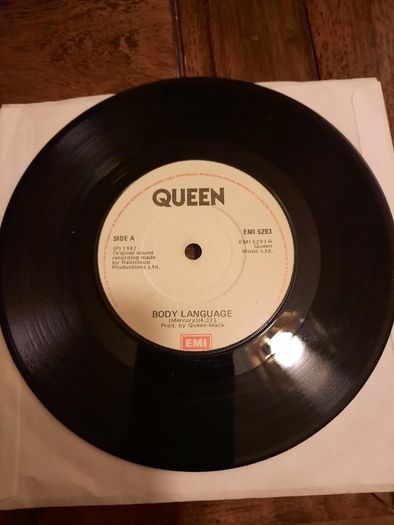 QUEEN: Body Language 7" -Irish pressing 1982