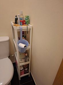 White shelf unit
