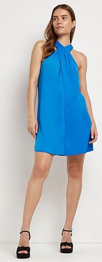 River Island blue mini dress