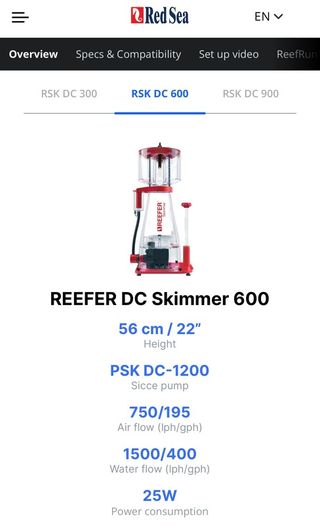 Red Sea Protein Skimmer