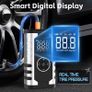 Portable Jump Starter with Air Compressor & Battery Booster - 12V with Smart Jumper Cables, LCD Display, Fast Charge -/, Tire Inflator for, SUVs, Trucks (for 5.0L Gas/3.0L Diesel Engines) - Emergency Power Bank, Start Image 5