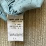 Vintage Designer Top- Powder Blue - Adam Pour Eve - Size 1 Image 7
