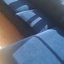 Sofa L shaped navy Image 2