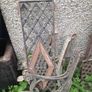 Cast iron Garden bench ends + backs Image 3