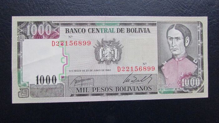 Bolivia 1982.1000 Pesos.
