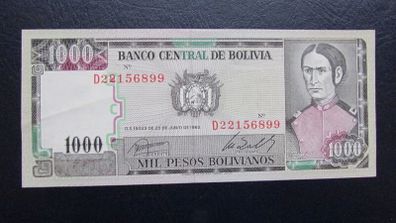 Bolivia 1982.1000 Pesos.