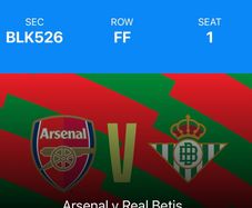 Arsenal v Real Betis