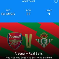 Arsenal v Real Betis