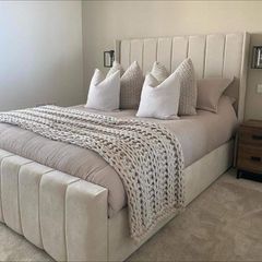 New King Size Bed with Optional Gaslift Ottoman Storage