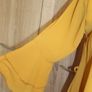 Lovely mustard V-neck blouse size UK12 EU40 Postage included Image 2