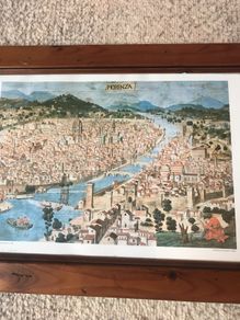 Florence , Italy -  Print Of The Medieval City