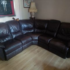 Corner sofa and arm chair