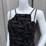 Pre Owned Quiz Vintage 90s Glitter Swirl Mini Dress Image 4