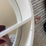 Round white mirror Image 2