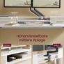 Electric desk sit stand desk LED lights 140 cm high quality motor Image 7