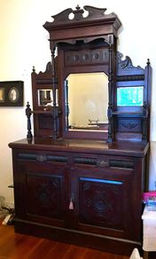 Antique Mirrored Sideboard